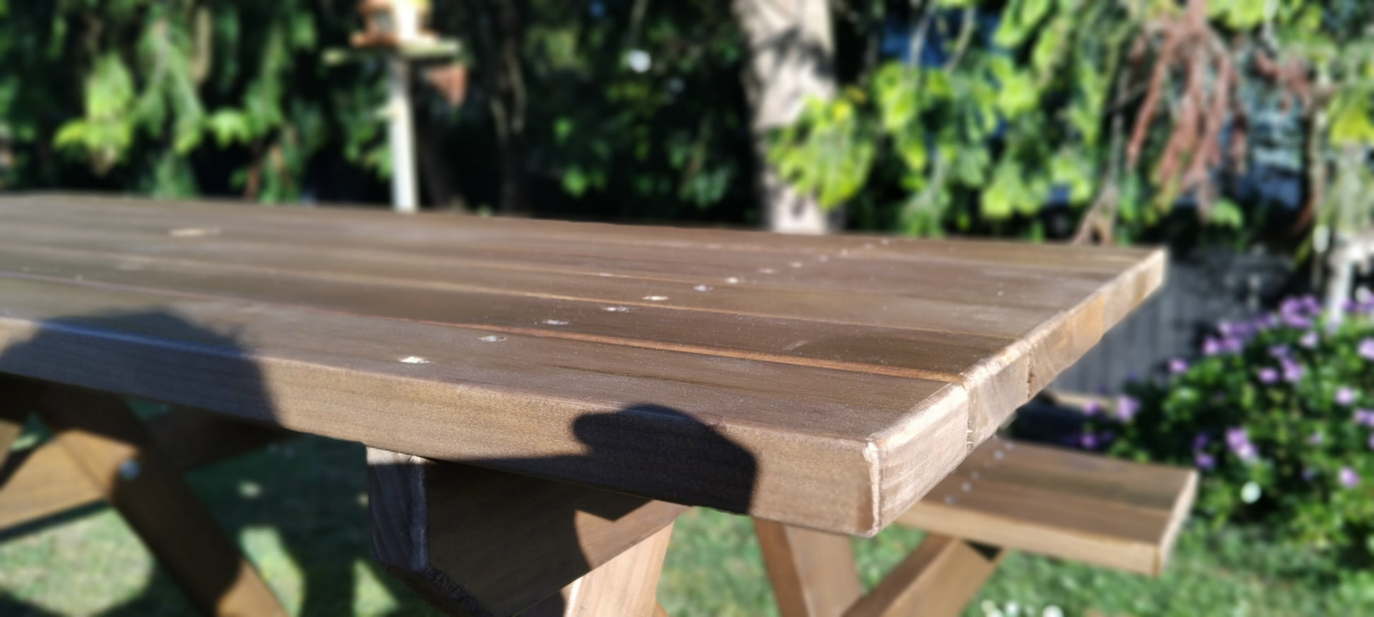 Outdoor Adult BBQ Table - Black Bean - Stronghold Outdoor Furniture & Buildings